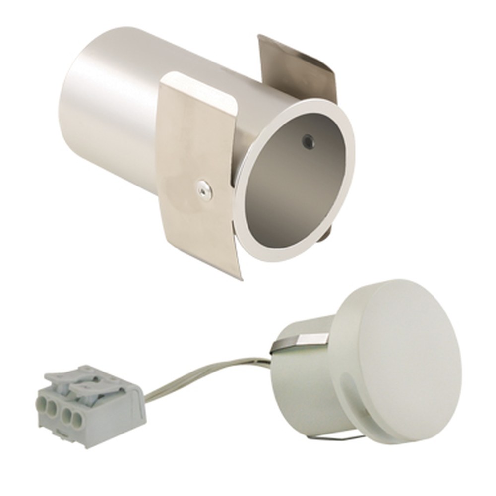 WALL GRAZE - 1.4W - 30K - 90CRI - 24V 120° - HARDWIRE - ROUND TRIM - FWH - WLFLR-1W30K-90-FWH