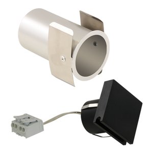 WALL GRAZE - 1.4W - 30K - 90CRI - 24V 120° - HARDWIRE - SQUARE TRIM - ABK - WLFLS-1W30K-90-ABK