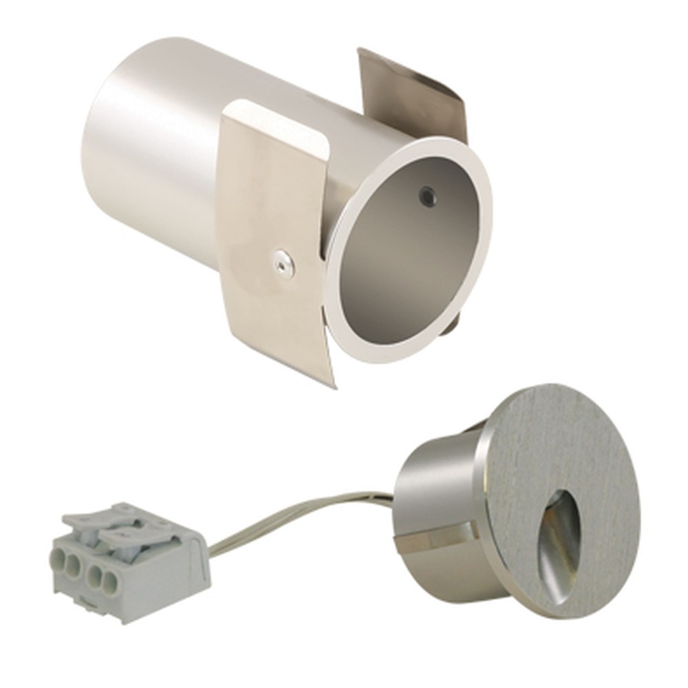 ASYMMETRIC - 1.4W - 30K - 90CRI - 24V 45° - HARDWIRE - ROUND TRIM - AL - WLTDR-1W30K-90-AL