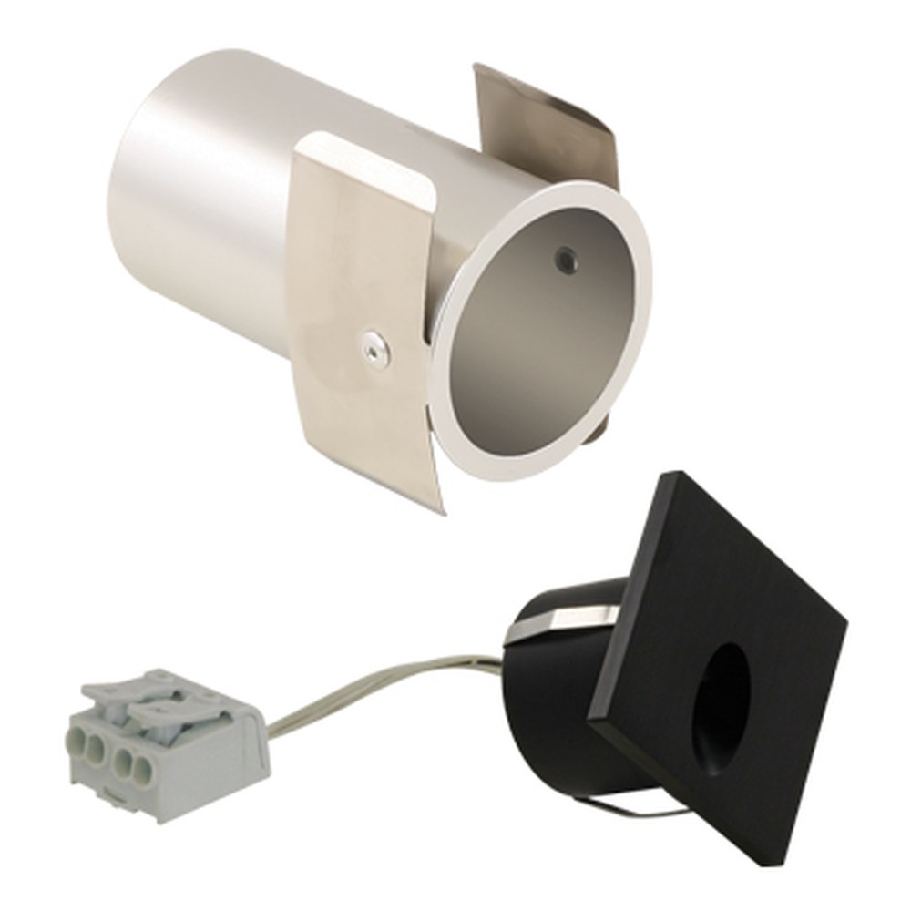 ASYMMETRIC - 1.4W - 30K - 90CRI - 24V 45° - HARDWIRE - SQUARE TRIM - ABK - WLTDS-1W30K-90-ABK