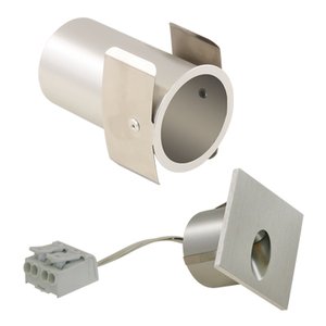 ASYMMETRIC - 1.4W - 30K - 90CRI - 24V 45° - HARDWIRE - SQUARE TRIM - AL - WLTDS-1W30K-90-AL