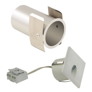 ASYMMETRIC - 1.4W - 30K - 90CRI - 24V 45° - HARDWIRE - SQUARE TRIM - FWH - WLTDS-1W30K-90-FWH