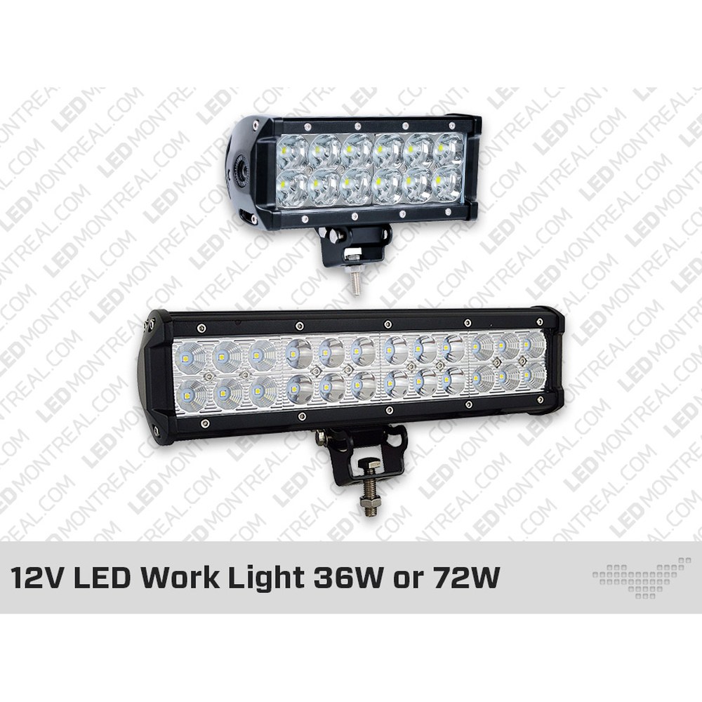 12V LED WORK LIGHT 72W