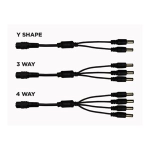 Y SHAPE DC SPLITTER