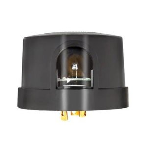Photocell 200-480V Black twist-lock 3-pins