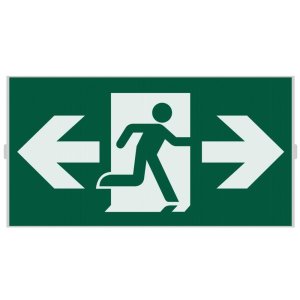 Emergency Light Accessories - Running man double arrow pictogram for EM00 series