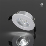 3" LED GIMBAL PUCK LIGHT  3W 300LMN - WHITE - SOLD AS 3000K OR 5000K INDIVIDUAL FIXTURES.