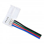 ONE SIDE CONNECTOR WITH 15CM WIRE FOR SL-RGB25M STRIP LIGHT ONLY