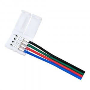 ONE SIDE CONNECTOR WITH 15CM WIRE FOR SL-RGB25M STRIP LIGHT ONLY