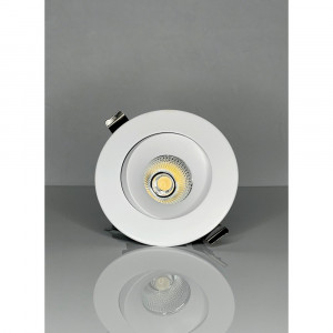 TUROLIGHT RGD-ECL 4" LED REGRESSED GIMBAL RECESSED FIXTURE - 12W - DIM-TO-WARM - WHITE - 120V