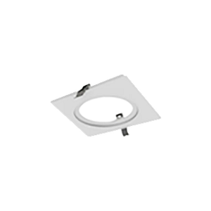 ECL - 4"  - 1 LIGHT FRAME - WHITE - COMPATIBLE WITH RGD-ECL & EDA-ECL 4"