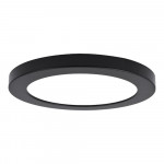 RIGID HS II SLIM FLUSH MOUNT MATTE BLACK RECESSED FRAME FOR HS2/5 - (DIA. 5 - 13" - HEIGHT 0 - 61")