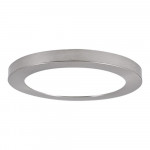CADRE DE MONTAGE AFFLEURANT MINCE RIGID HS II NICKEL SATINÉ POUR HS2/7 (DIAM. 7 - 65 PO - HAUTEUR 0 - 61 PO)