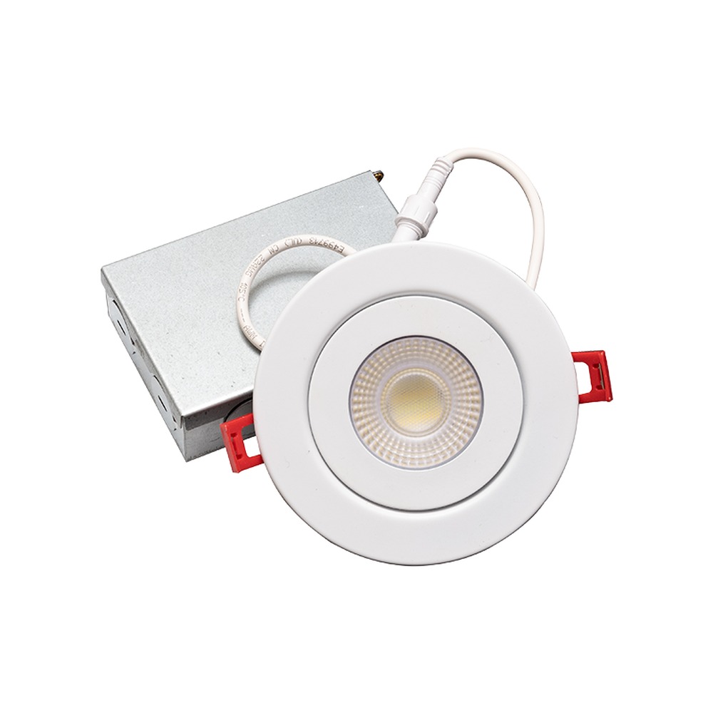 RIGID JH - 4" - SWIVEL DOWN LIGHT - 360° EYEBALL - 9W (650LM) - CRI 90 - SELECTABLE 27-30-35-40-50K - 120V