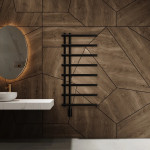 RHEA TOWEL WARMER - BLACK