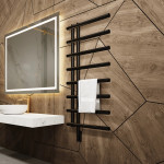 RHEA TOWEL WARMER - BLACK