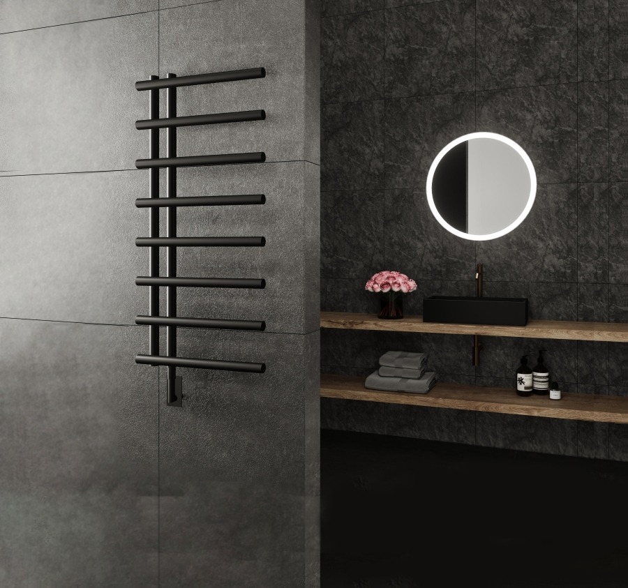 RHEA TOWEL WARMER - BLACK