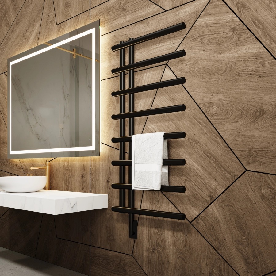 RHEA TOWEL WARMER - BLACK