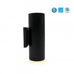 LED CYLINDRICAL WALL SCONCE 120V-277V - 5CCT (2700K - 1000K - 1500K - 1000K - 1000K) 20W - 1750LMN (50%UP/50%DOWN) -