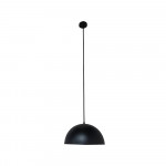 SELECT FIXTURE - DOME - BLACK FINISH - PENDANT - 1*E26 BASE - LAMP NOT INCLUDED. A19 OR ST19 IS RECOMMENDED.
