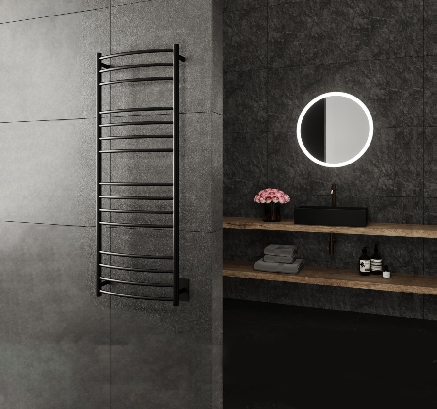 SELENE TOWEL WARMER - BLACK
