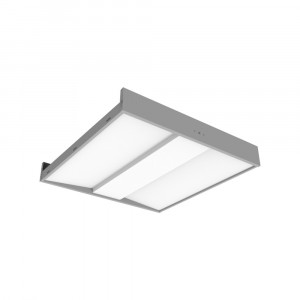 SIGNATURE - SGS - RECESSED CTR BASKET - 2X2 - SQUARE FROSTED LENS - SELECTABLE 40-36-30W (5000-4500-3750LM) -