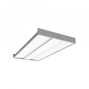 SIGNATURE - SGS - RECESSED CTR BASKET - 2X4 - SQUARE FROSTED LENS - SELECTABLE 60-50-40W (7500-6250-5000LM) -