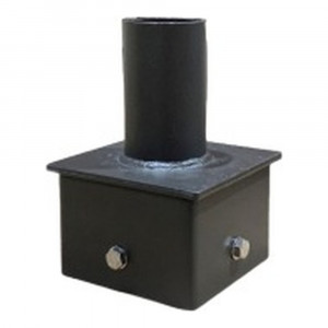4" Round Pole Mount with 2-3/8" O.D. Tenon