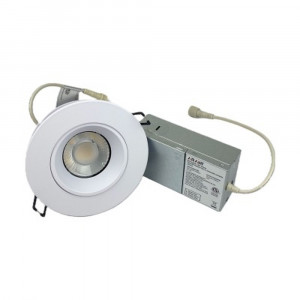 High Lumen Gimbal 4" - 5CCT Variable - 1200 Lumens - Round - White - V3