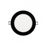 Slim Panel 6" - 5CCT Variable - 1100 Lumens - Round - Black - V4