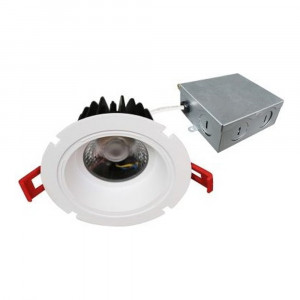 DESIGNER DEEP 4-INCH GIMBAL/RECESSED LED RECESSED FIXTURE - DRIVER INCLUDED - 5CCT (2700K TO 5000K) - 15W