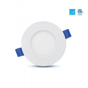 3" SLIM DISC LED FIXTURE. 5CCT (2700/3000/3500/4000/5000K)  - 6WATTS - 550LMN - WHITE TRIM - COMES IN 6PCS MODULE