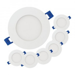 4" SLIM DISC LED FIXTURE. 5CCT (2700/3000/3500/4000/5000K)  - 10WATTS - 900LMN - CRI 90 - FT6 CABLE - ENERGY STAR