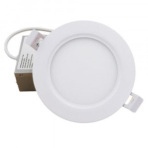 Slim Panel 6" 12W 120V 30-40-50K white frost dim TRIAC