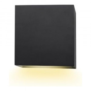 LED SQAURE WALL SCONCE 120V-277V - 5CCT (2700K - 1000K - 1500K - 1000K - 1000K) 15W - 1000LMN - IP65 - CRI 80+ -