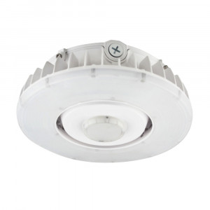 SSL-CPG 100W (13500LM) - CANOPY LIGHT - SELECTABLE 30-40-50K - 120-347V - WHITE - 1-10V DIM - C/W SENSOR SOCKET