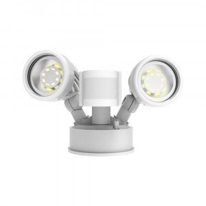 SSL-J5S SECURITY MOTION SENSOR LIGHT - 20W 2100LM - SELECTABLE 30-40-50K - ADJUSTABLE PIR MOTION SENSOR - WHITE - 120V
