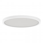 Slim Surface Mount - 12" - Round - 24W - 27/30/35/40/5000K - 120V - Triac/ELV Dimming - White