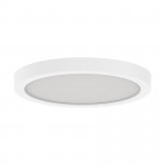 Slim Surface Mount - 7" - Round - 15W - 27/30/35/40/5000K - 120V - TRIAC/ELV Dimming - White