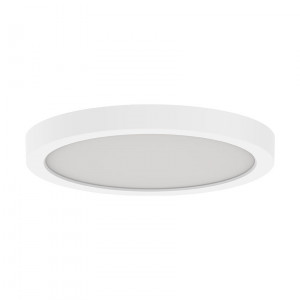 Slim Surface Mount - 7" - Round - 15W - 27/30/35/40/5000K - 120V - TRIAC/ELV Dimming - White