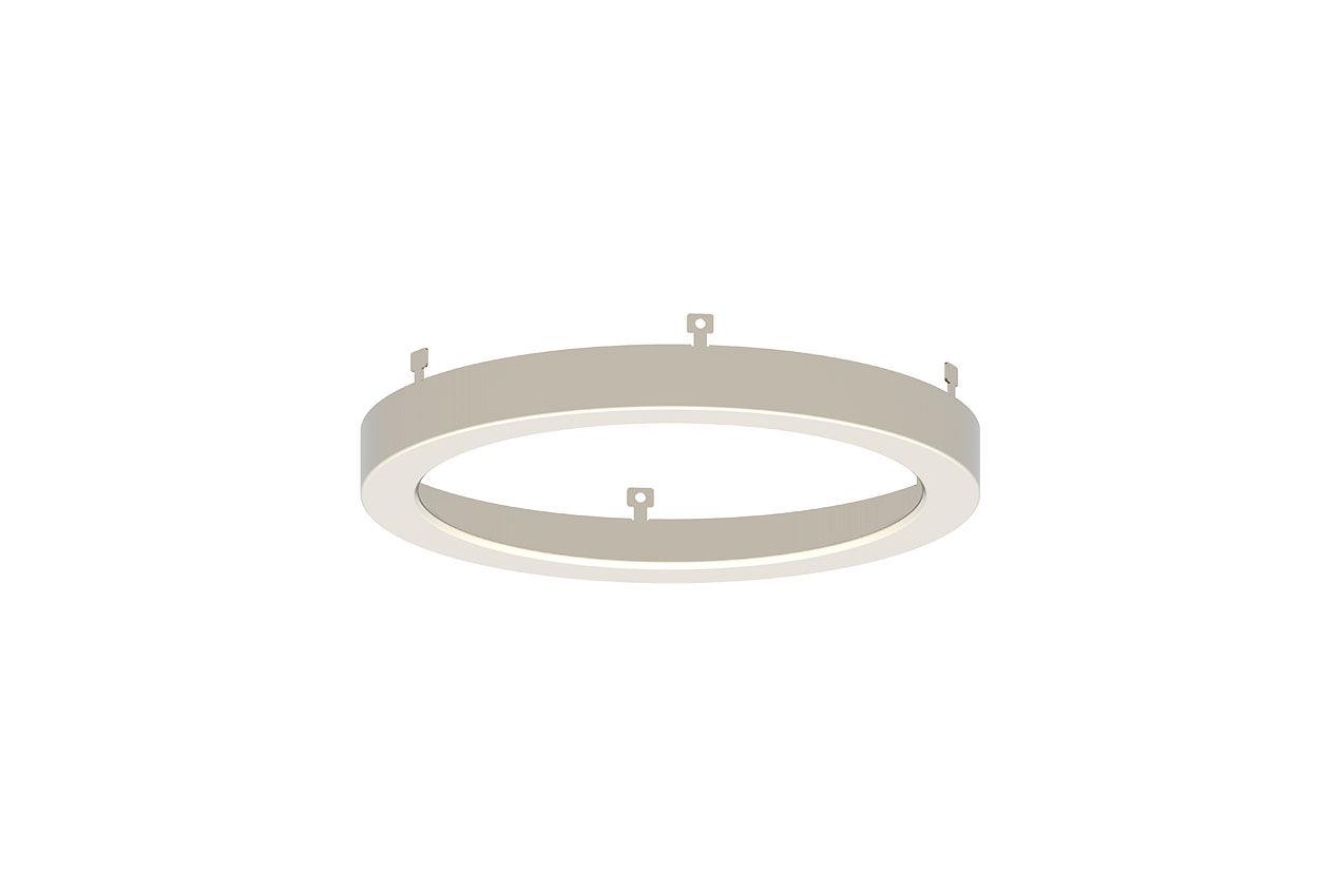 SSM Slim Surface Mount Accessory - Trim - 5" - Round - Brushed Nickel