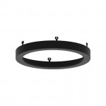 SSM Slim Surface Mount Accessory - Trim - 7" - Round - Black