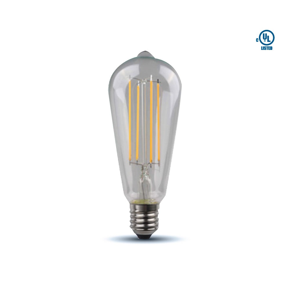 ST19 LED FILAMENT 8W - 800LMN - 2700K - DIMMABLE