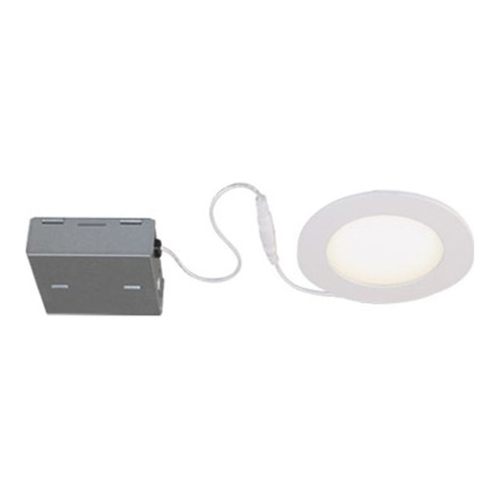 4-pack 4" LED Recessed Light 9W 3000K Matte White