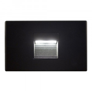 LED Stair Recessed Light Horizontal or Vertical Installation Matte Black