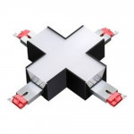 Altum Linear - Black - CCT & Watt Var - X Connector - 120-347V - 500 Lumens - 0-10V Dimmable