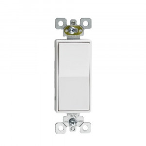 Switch - 4 Pole - 15 amp - 125V - White - V2