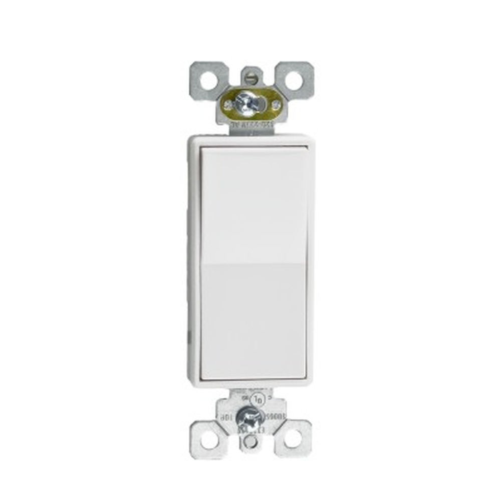 Switch - 4 Pole - 15 amp - 125V - White - V2