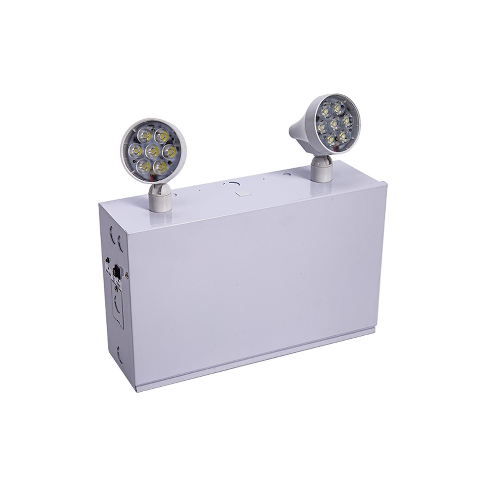 BLOC D'POWER SUPPLY DE SECOURS EN MÉTAL AVEC 2 TÊTES DE 5W - 140W - 12VDC - 120/347V