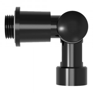 CONNECTOR EN L BLANC AVEC RÉCEPTACLE POUR SENSOR